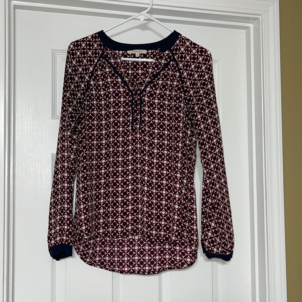 41 Hawthorn sheer tong slew blouse S